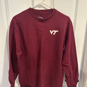 Virginia Tech Maroon Long Sleeve Men's Shirt